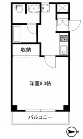 北島マンションの物件間取画像